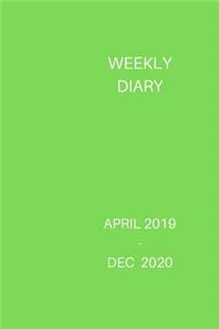 Weekly Diary 2019-2020