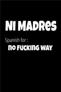 Ni Madres Spanish for