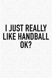 I Just Really Like Handball Ok?