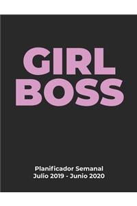 Planificador Semanal GIRL BOSS Julio 2019 - Junio 2020