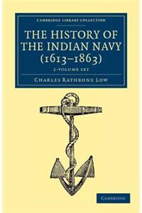 The History of the Indian Navy (1613-1863) 2 Volume Set