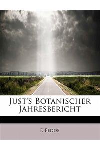 Just's Botanischer Jahresbericht