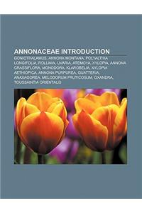 Annonaceae Introduction