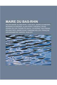 Maire Du Bas-Rhin