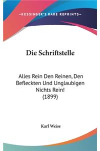 Die Schriftstelle