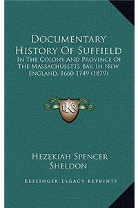 Documentary History Of Suffield