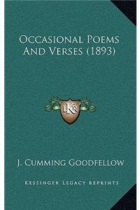 Occasional Poems and Verses (1893)