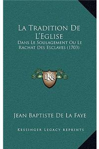 Tradition De L'Eglise