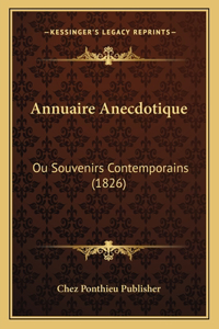 Annuaire Anecdotique