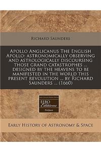 Apollo Anglicanus the English Apollo