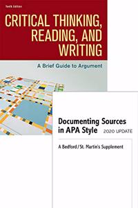 Loose-Leaf Version for Critical Thinking, Reading, and Writing 10e & Documenting Sources in APA Style: 2020 Update