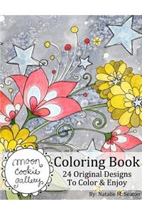 Moon Cookie Gallery Coloring Book #2