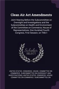 Clean Air Act Amendments