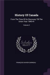 History Of Canada