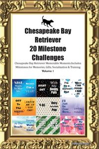 Chesapeake Bay Retriever 20 Milestone Challenges Chesapeake Bay Retriever Memorable Moments.Includes Milestones for Memories, Gifts, Socialization & Training Volume 1