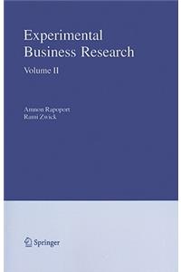 Experimental Business Research, Volume II