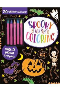Spooky Black Paper Coloring