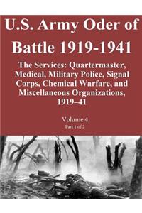 U.S. Army Oder of Battle 1919-1941 The Services
