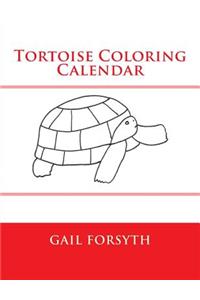 Tortoise Coloring Calendar
