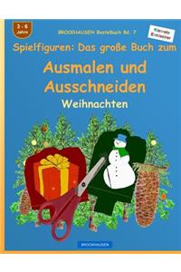 BROCKHAUSEN Bastelbuch Bd. 7 - Das große Buch zum Ausmalen und Ausschneiden