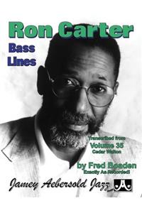 Ron Carter Bass Lines, Vol 35