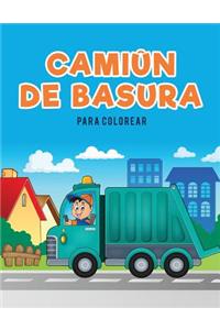 CamiÛn de basura para colorear