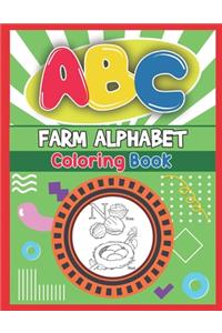 ABC Farm Alphabet Coloring Book