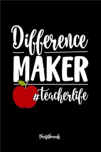 Difference Maker Teacher life Black Cover
