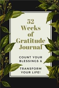 52 Weeks of Gratitude Journal