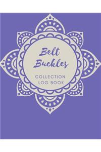 Belt Buckles Collection log book