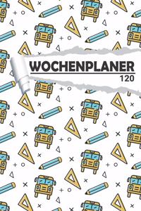 Wochenplaner mit Schulbus