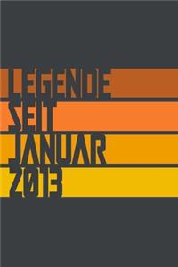 Legende seit Januar 2013