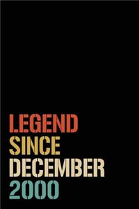 Legend Since December 2000