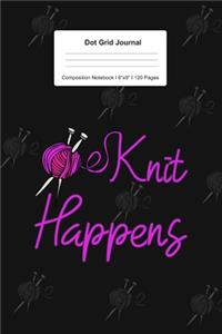 Dot Grid Journal Composition Notebook