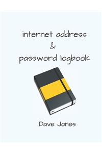 internet address & password logbook