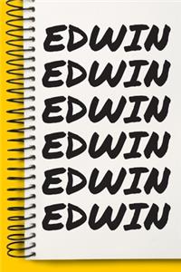 Name EDWIN Customized Gift For EDWIN A beautiful personalized