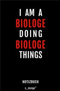 Notizbuch für Biologen / Biologe / Biologin