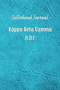 Sisterhood Journal Kappa Beta Gamma