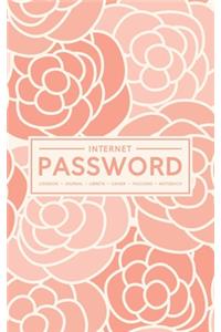 Internet Password Logbook - Journal - Libreta - Cahier - Taccuino - Notizbuch