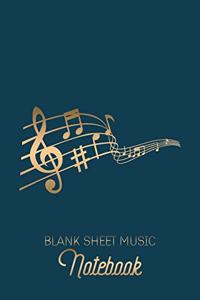 Blank Sheet Music Notebook