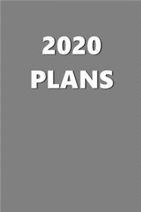 2020 Daily Planner 2020 Plans Grey Color 384 Pages