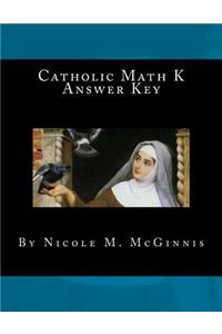Catholic Math K Answer Key