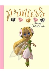 Princess Journal Sketchbook