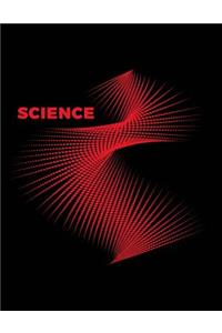 Red Optical Illusion Composition Book