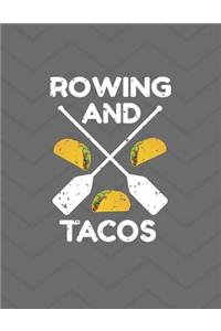 Rowing and Tacos Notebook - College Ruled