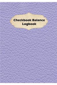 Checkbook Balance Logbook