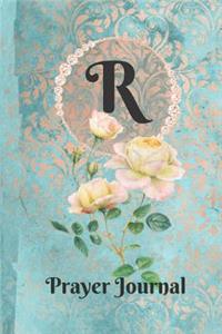 Letter R Personalized Monogram Praise and Worship Prayer Journal