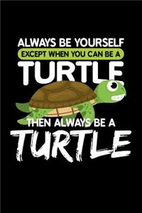 Always Be Yourself Except When You Can Be a Turtle Then Always Be a Turtle