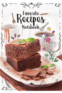 Favorite Recipes Notebook