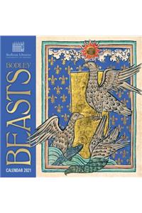 Bodleian Library - Bodley Beasts Wall Calendar 2021 (Art Calendar)